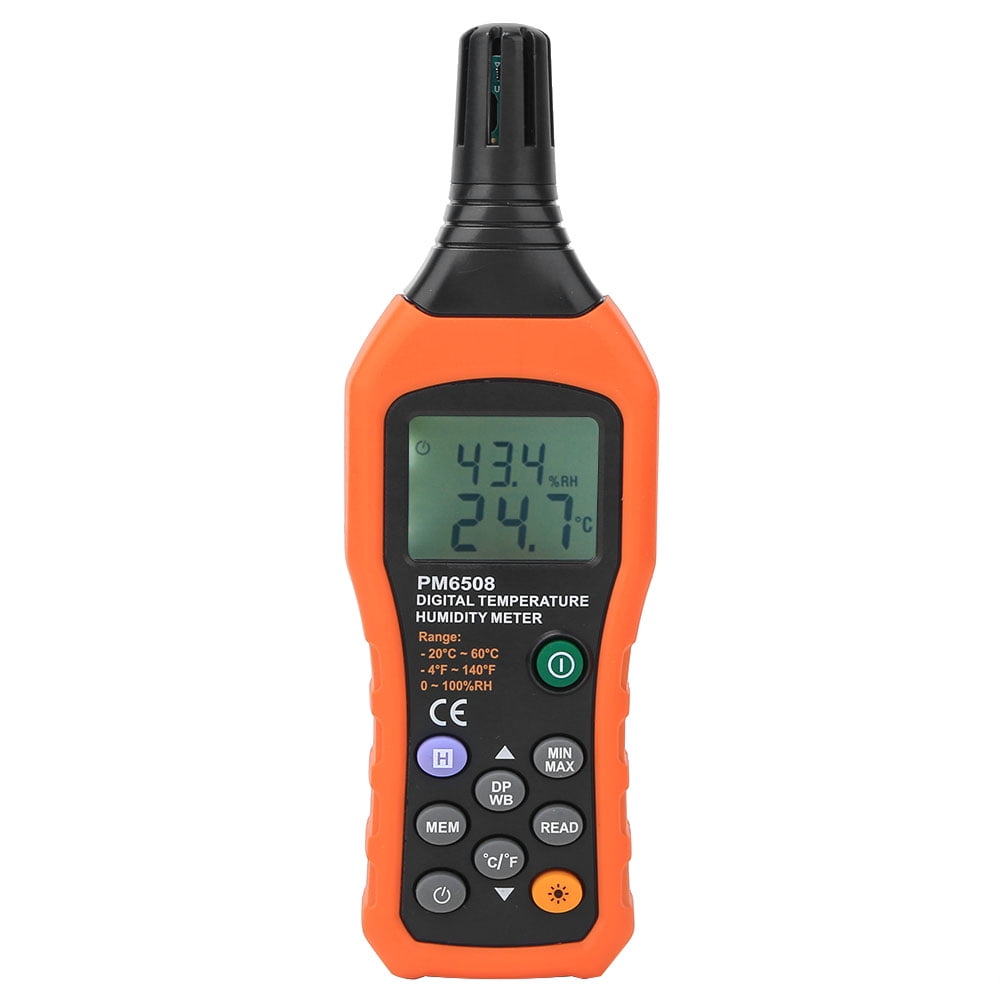 Temperature Thermometer, Storage Function Hygrometer  For Experiment