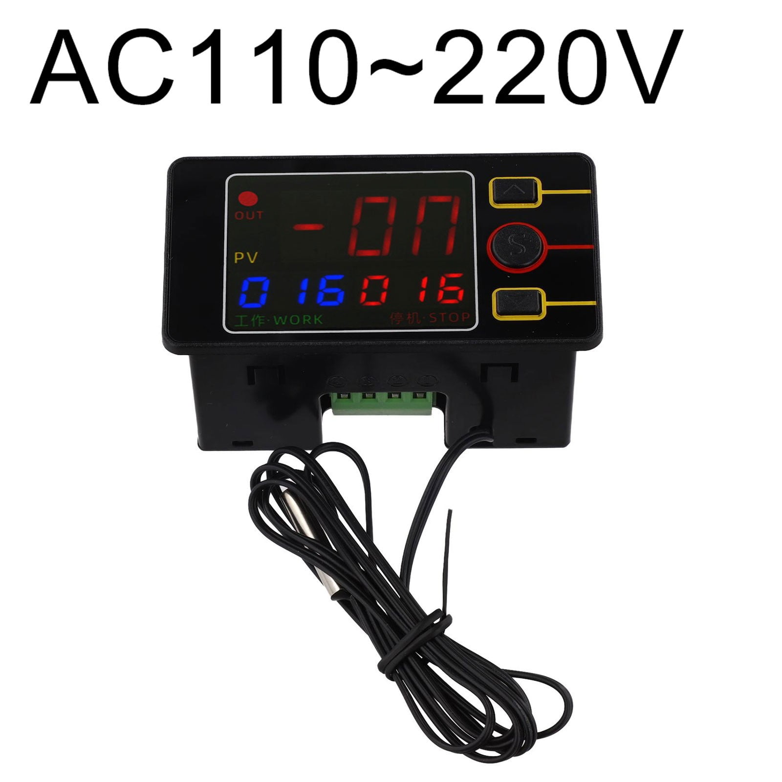 Temperature Time Controller Digital Temperature Control Led Display ...