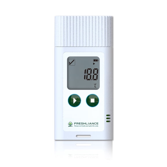 Temperature USB Temperature Recorder Fruit Cold Storage Coldchain Transportation Temperature Logger Large Capacity Data Storage With PC Data Export PDF/CSV Reports Automatic