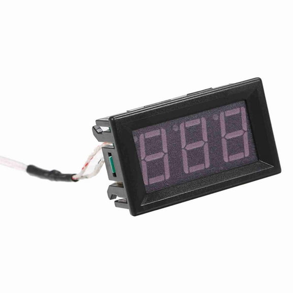 Temperature XH-B310 Industrial Digital Thermometer 12V Temperature Meter K-type M6 Thermocouple Tester -30~800 Degrees Celsius  Thermograph High Accuracy With LED-Display