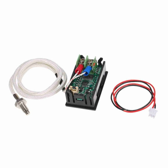 Temperature XH-B310 Industrial Digital Thermometer 12V Temperature Meter K-type M6 Thermocouple Tester -30~800 Degrees Celsius  Thermograph High Accuracy With LED-Display