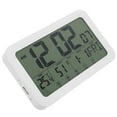 thumbnail image 1 of Temperature and Humidity Clock Electronic Calendar Digital Wall Creative Alarm Outdoor White Office, 1 of 6