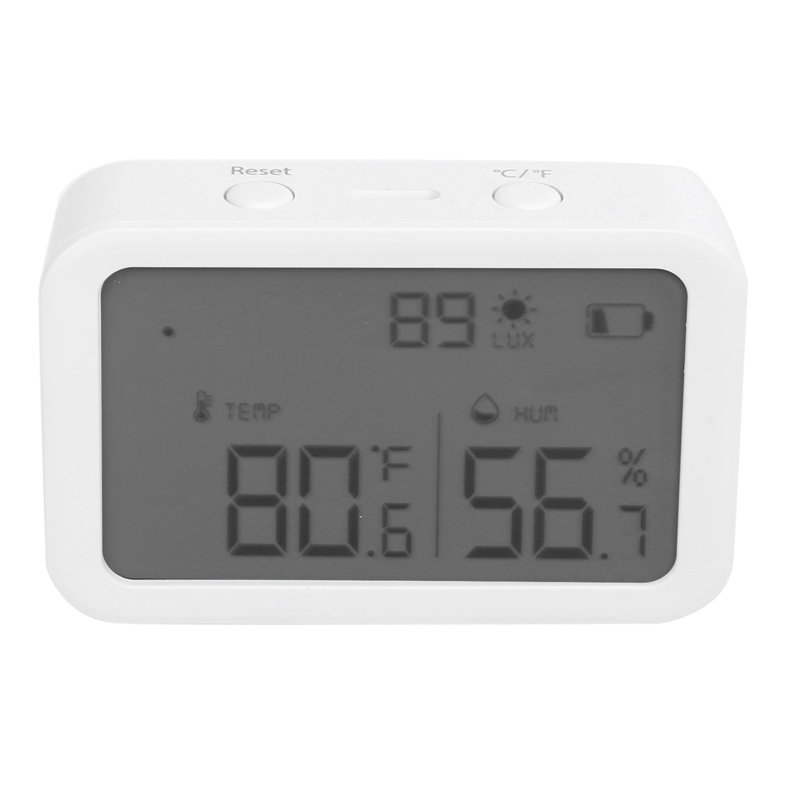 Slatcetga Temperature and Humidity Sensor for TUYA with Intelligent Switch LCD Panel Household 1.5V