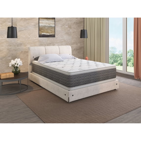 Temperature-regulating Mattress / In Queen Size / Enhanced Comfort with Quad Coil