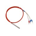 thumbnail image 1 of Temperature Sensor PT100 Waterproof Wire Thermal Resistance Silicon Wire Protection Cable, 1 of 3