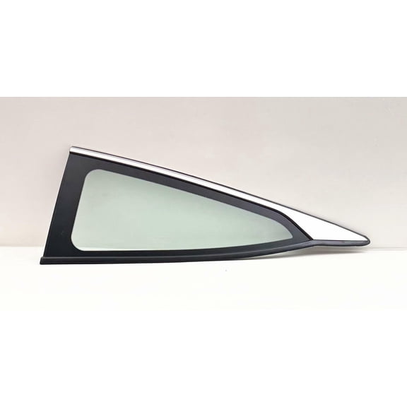Tempered Driver Left Side Quarter Window Quarter Glass Compatible With Honda Civic 2-Door Coupe 2016-2021 Models (Not For 4-Door Models)