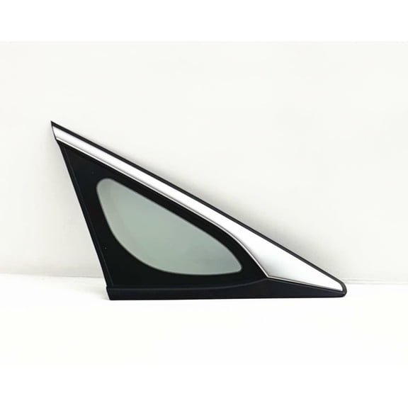 Tempered Driver Left Side Quarter Window Quarter Glass Compatible with Honda Civic 4-Door Sedan 2016-2021 Models