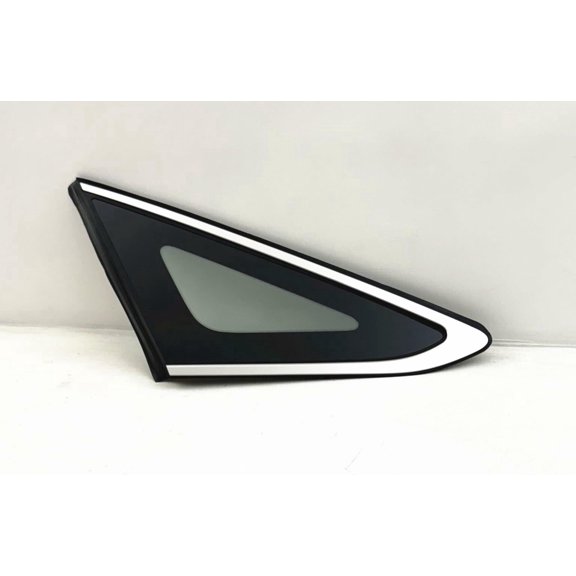 Tempered Driver Left Side Quarter Window Quarter Glass Compatible with Hyundai Sonata 2015-2017 Models (Not For Sonata Hybrid/Sonata Plug-in)