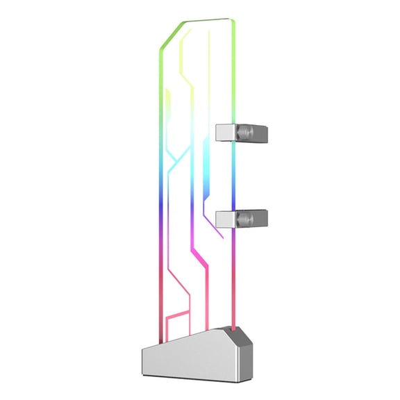 Tempered Glass Graphics Card Support VGA Holder Support 5V 3pin ARGB Lighing