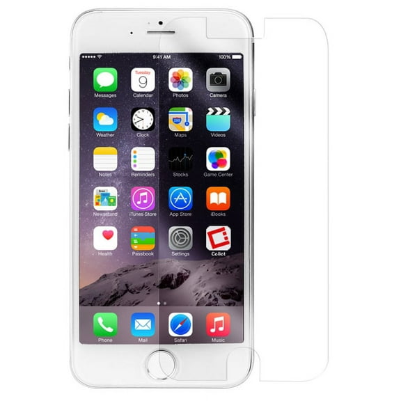 Tempered Glass Hard 9H Screen Protector [Crack Saver] Scratch Guard for Apple iPhone 6s Plus (5.5")