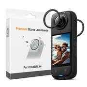 Tempered Glass Lens Guard for Insta360 X4, 98% High-Transparency Lens Protective Cover for Insta360 X4, Dustproof, Scratch-Resistant Lens Cap for Insta 360 X4 Camera Lens Protector