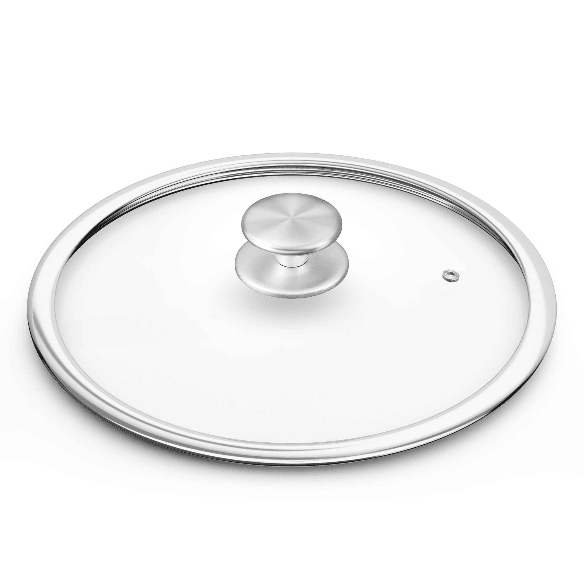 11 inch Glass Lid for Pots and Pans, Versatile Round Replacement Glass Cover for 11" Skillets, and Dutch Ovens - Dishwasher and Oven Safe up to 400°- Dishwasher Safe, Wide Rim, 28cm
