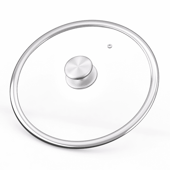Tempered Glass Lid 13 inch with Stainless Steel Knob, Wide Rim, 32cm
