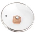Tempered Glass Lid Cooking Pot Lid Steam Maintaining Pot Lid Useful Pot