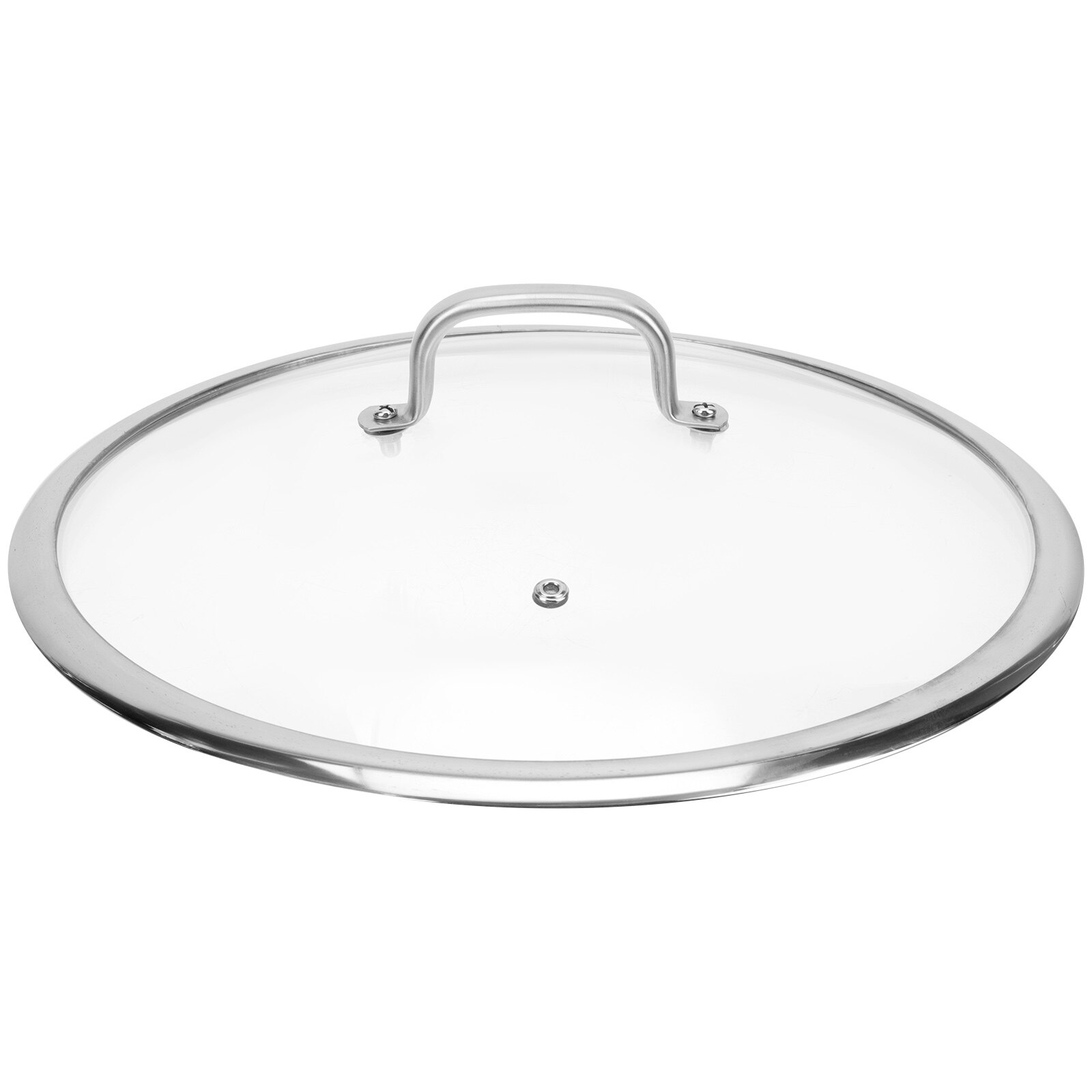 Tempered Glass Lid Frying Pan Lid Cookware Lid with Stainless Steel