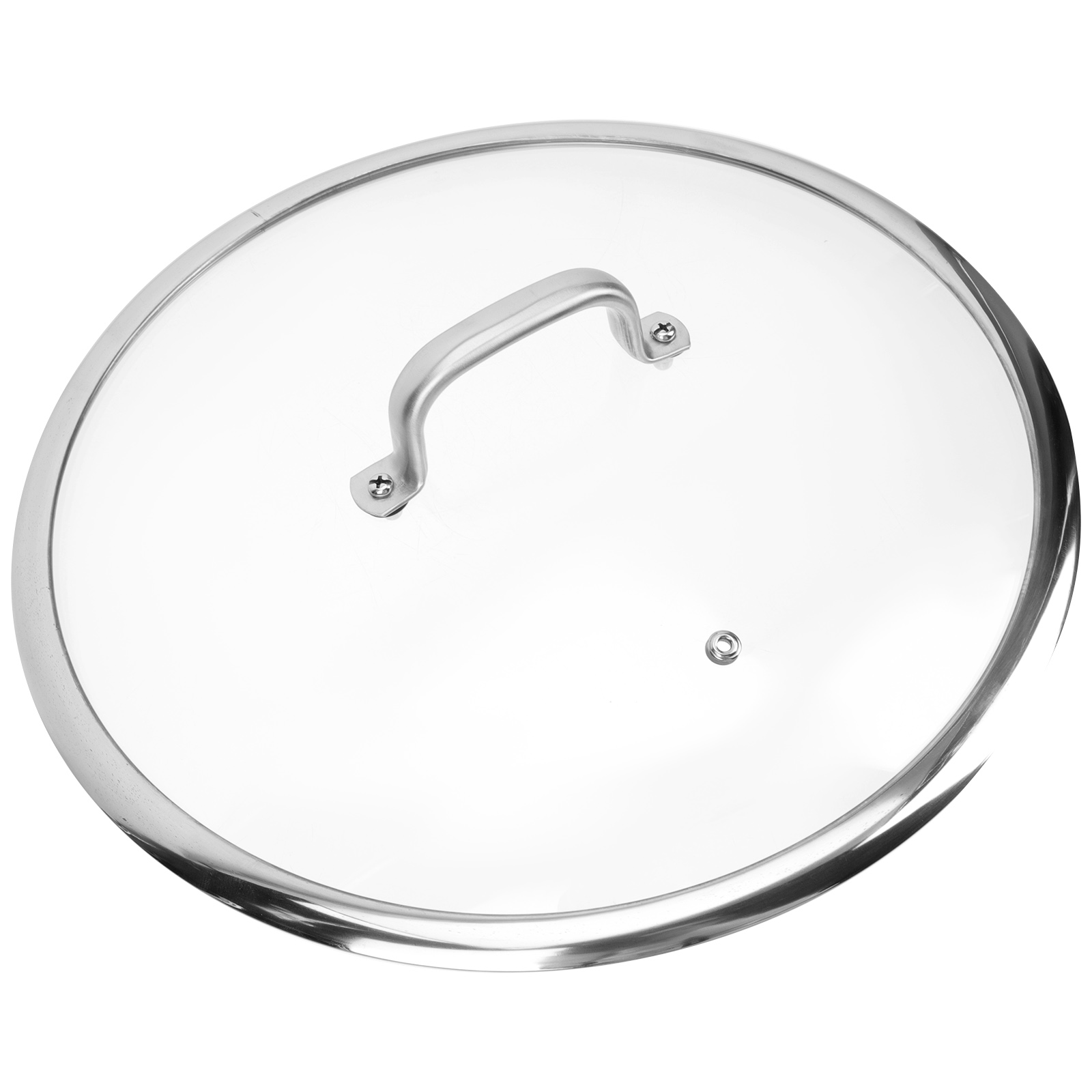 Tempered Glass Lid Frying Pan Lid Cookware Lid with Stainless Steel