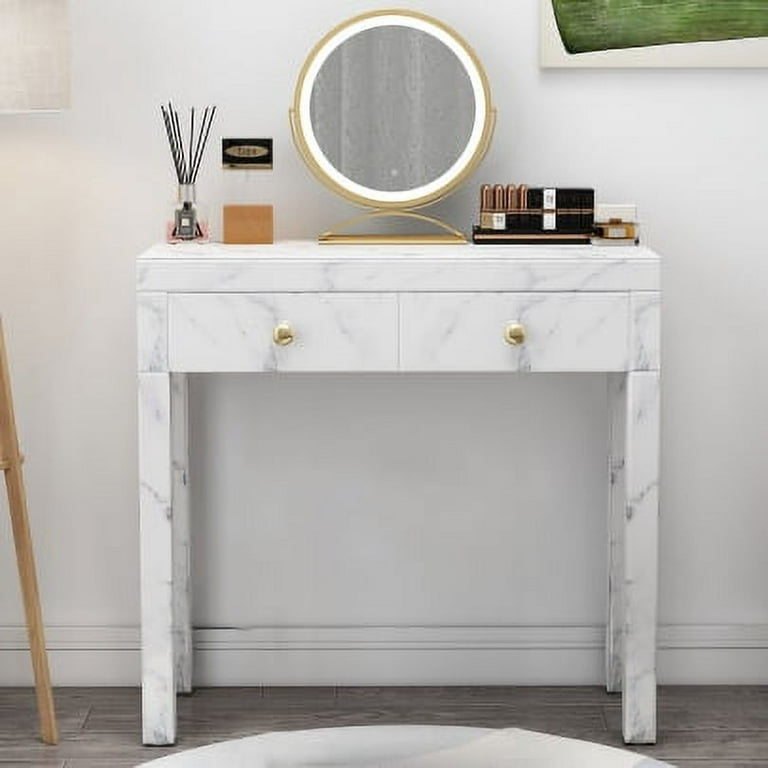 Marble effect dressing table discount