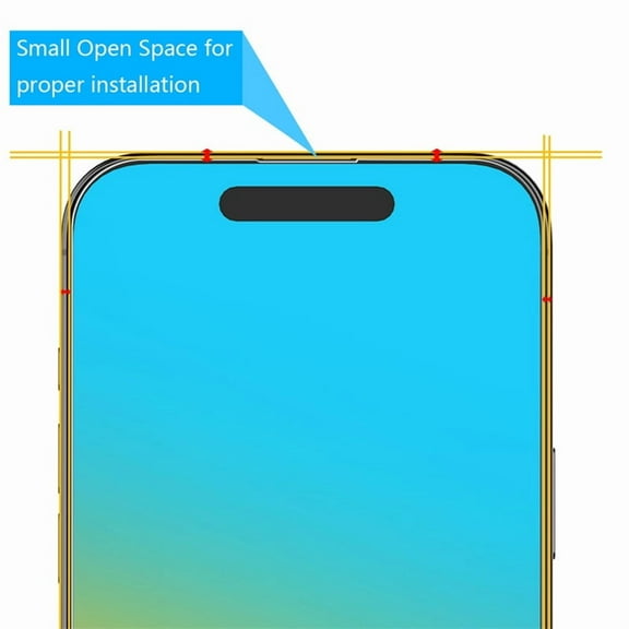 Tempered Glass Screen Protector (2.5D) for Apple iPhone 16 Pro - Clear