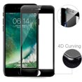 thumbnail image 1 of Tempered Glass Screen Protector 4D Full Cover 9H Hardness [HD Crystal Clear] [Bubble Free] Black [Soft Edge Hybrid] B1 for iPhone 6 6S 7, 1 of 6