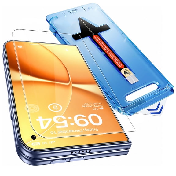 Tempered Glass Screen Protector for Apple Apple iPhone Duo with Easy Install Kit, HD Clarity Bubble Free Anti-Fingerprint Anti-Scratch Protective Auto Dust-Elimination Screen Protector