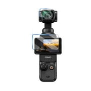 Tempered Glass Screen Protector for DJI Osmo Pocket 3 Camera HD Clear Scratch Resistant Easy Install 2-Pack
