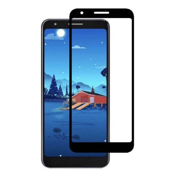 Tempered Glass Screen Protector for Google Pixel 3a XL - 3D Curved Edge Full Cover Bubble Free [Case Friendly] 9H Hardness