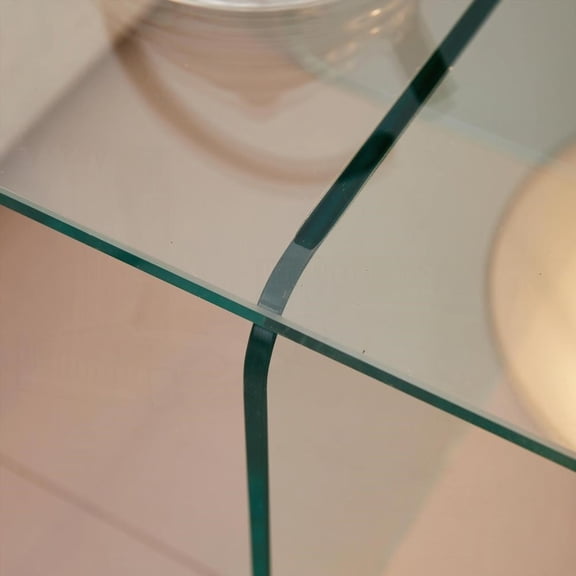 Tempered Glass SideTable - Waterproof & Durable for Multi-Purpose Use