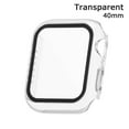 thumbnail image 1 of Tempered Glass Smart Watch Full Coverage High Definition For Apple Watch Shell For Iwatch Bumper Case Protector Case Watch Case TRANSPARENT 40MM-SERISE 456, 1 of 8