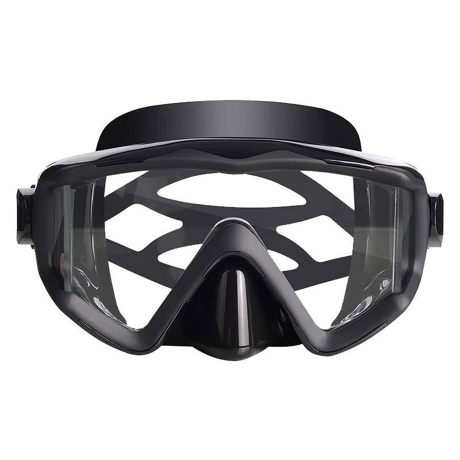 Tempered Glass Snorkel Mask AntiFog Swim Mask No Leakage Swim Goggles