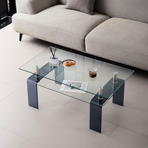 Tempered Glass, Square Design / Suitable for Reception Room, Smooth Surface