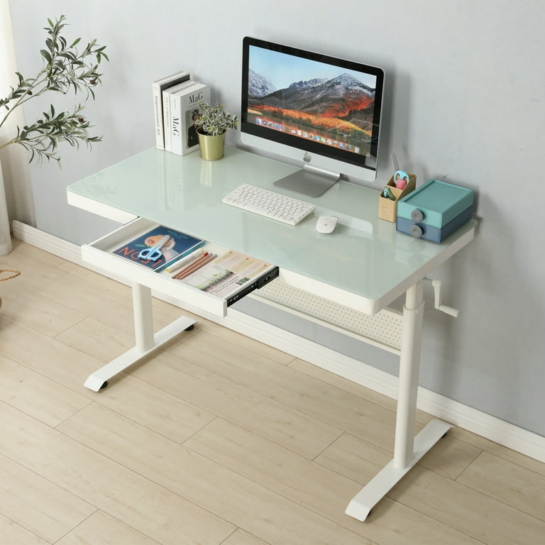 Costco tempered on sale glass desk