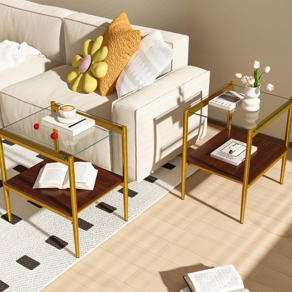 Tempered Glass Surface - Sturdy Iron Legs - Home Use - High Load - bearing Capacity