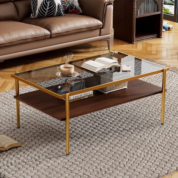 Tempered Glass Top / Complement Various Interior Styles / Quick & Easy Assembly