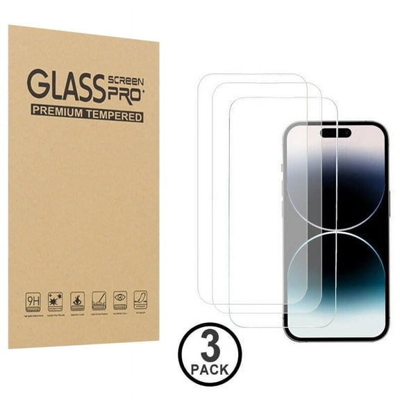 Tempered Glass for iPhone 14 Pro Max - 3PACK!