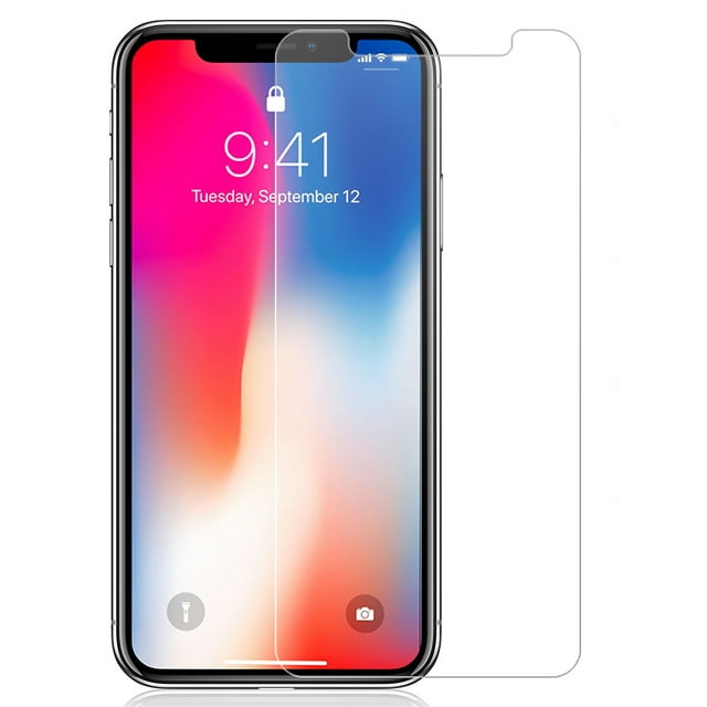 Tempered Glass for iPhone XR, Nakedcellphone 9H Hard Clear Screen Protector Guard [Crack Saver] for Apple iPhone XR (2018) (Size 6.1" model) (10R)