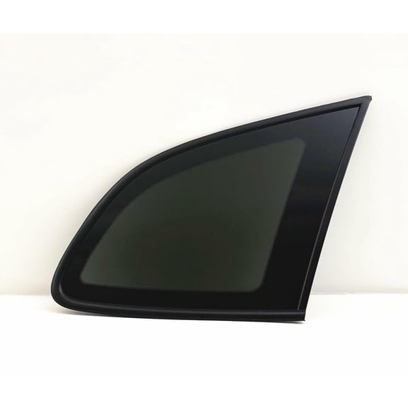 Tempered Passenger Right Side Quarter Window Quarter Glass Compatible with Hyundai Santa Fe 2007-2012 Models