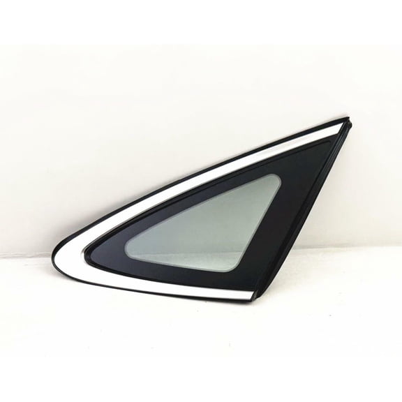 Tempered Passenger Right Side Rear Quarter Window Quarter Glass Compatible with Hyundai Sonata 2020-2026 Models