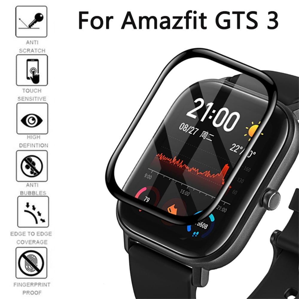Tempered Soft Glass For Amazfit GTS 3 2 2e Mini Screen Protector Fiberglass ultra thin Full Protective TPU flim Accessories 1 Pcs
