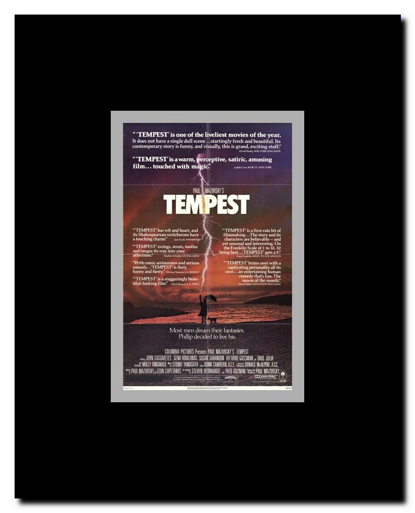 Tempest Framed Movie Poster