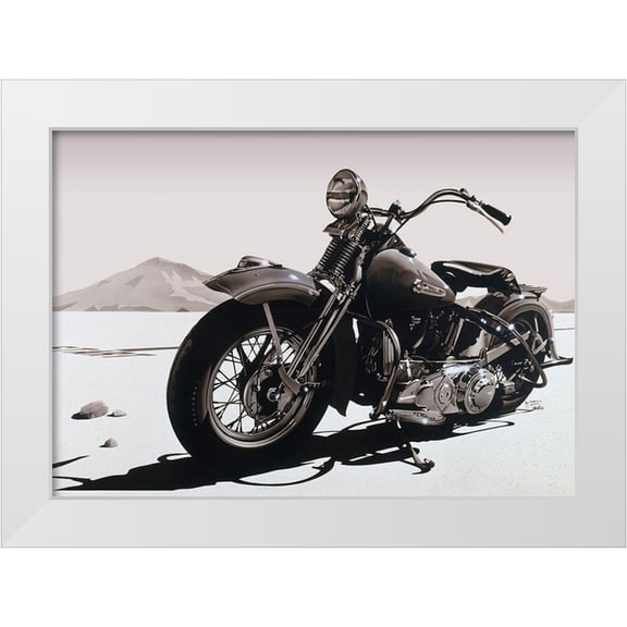 Tempier, Guy 14x11 White Modern Wood Framed Museum Art Print Titled - Desert Stone