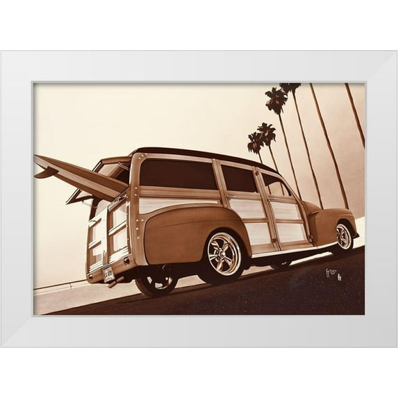 Tempier, Guy 14x11 White Modern Wood Framed Museum Art Print Titled - Wood Spirit I