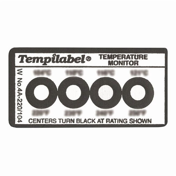 Tempil Temp Indicator, Strip, Clear, 10PK 26702