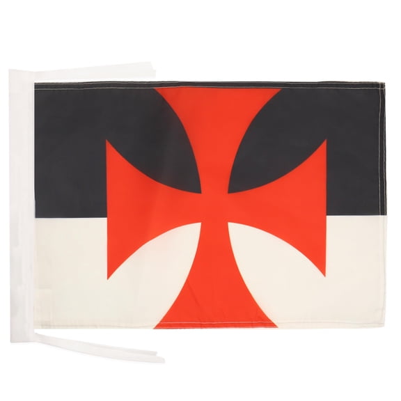 AZ Flag Templar Baussant Flag 12x18 in 100D Polyester Cords 45x30 cm