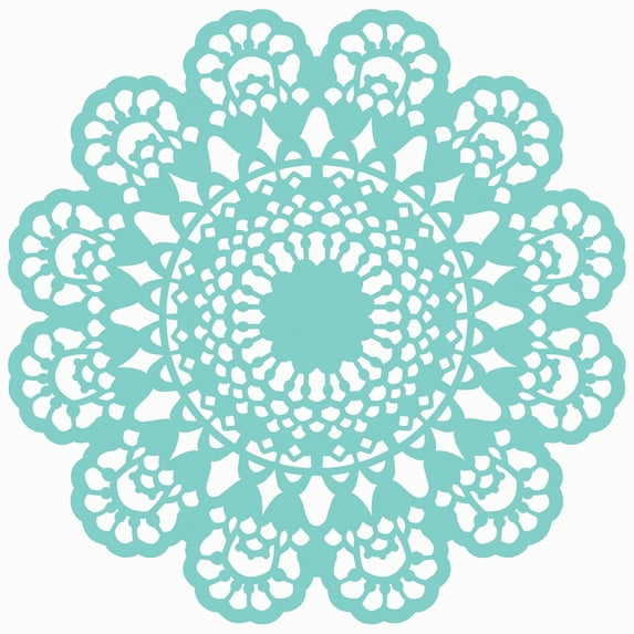 Template 12"X12"-Lace Doily, Pk 2, Kaisercraft