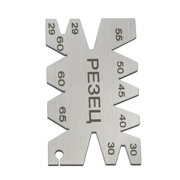 Template Measuring Gauge Wire Cutting Stainless Iron Setting Template Thread Nickel Plated Carpenter Gauging