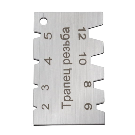 Template Measuring Gauge Wire Cutting Stainless Iron Setting Template Thread Nickel Plated Carpenter Gauging