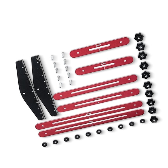 Template Tool Foldable Aluminum Stair Treads Measuring Tool Stair Treads for Risers Multifunctional