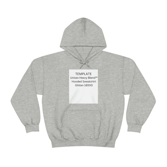 Template Unisex Heavy Blend Hooded Sweatshirt
