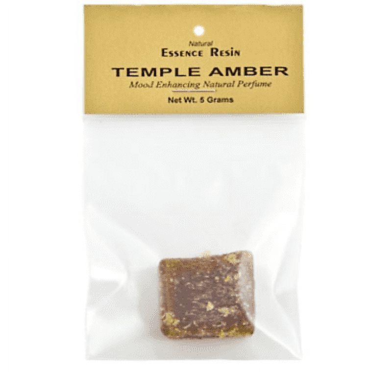 Temple Blend Amber Resin, For Burning Or Solid Perfume, 5 Grams