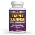 thumbnail image 1 of Temple Cleanse Magnesium Oxygen Based Colon Cleanse Detox Relieves Occasional Constipation with No Gas or Bloating - 120 Capsules, 1 of 8